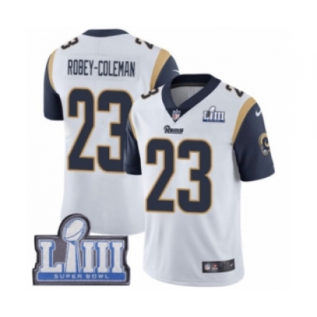 الشروق Men's Los Angeles Rams #23 Nickell Robey-Coleman White Vapor ... الشروق