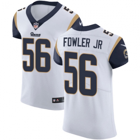 Men's Nike Los Angeles Rams #56 Dante Fowler Jr White Vapor Untouchable Elite Player NFL Jersey