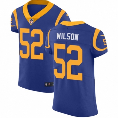 Men's Nike Los Angeles Rams #52 Ramik Wilson Royal Blue Alternate Vapor Untouchable Elite Player NFL Jersey