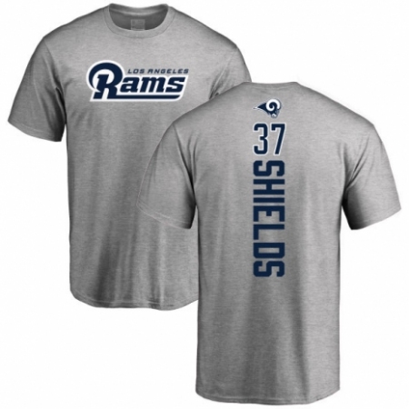 NFL Nike Los Angeles Rams #37 Sam Shields Ash Backer T-Shirt