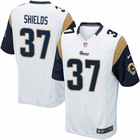 Men's Nike Los Angeles Rams #37 Sam Shields Game White NFL Jersey