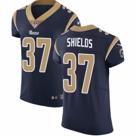 Men's Nike Los Angeles Rams #37 Sam Shields Navy Blue Team Color Vapor Untouchable Elite Player NFL Jersey