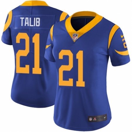 عطر نارسيسو الذهبي Women's Nike Los Angeles Rams #21 Aqib Talib Royal Blue Alternate Vapor  Untouchable Limited Player NFL Jersey Size S عطر نارسيسو الذهبي