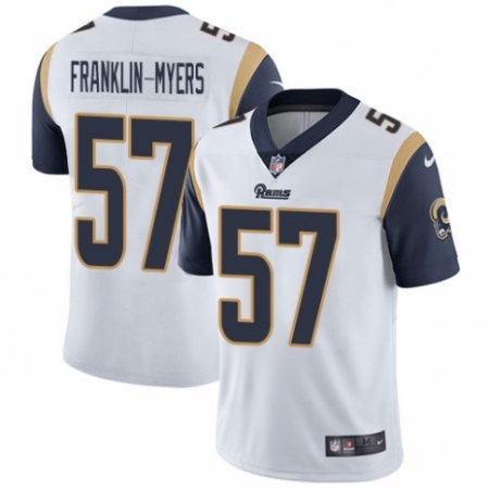 Youth Nike Los Angeles Rams #57 John Franklin-Myers White Vapor Untouchable Limited Player NFL Jersey