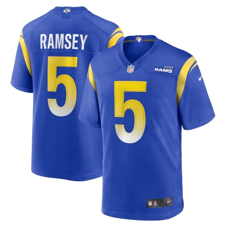 Men's Los Angeles Rams #5 Jalen Ramsey Nike Blue Alternate Limited Jersey