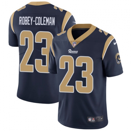 Men's Nike Los Angeles Rams #23 Nickell Robey-Coleman Navy Blue Team Color Vapor Untouchable Limited Player NFL Jersey
