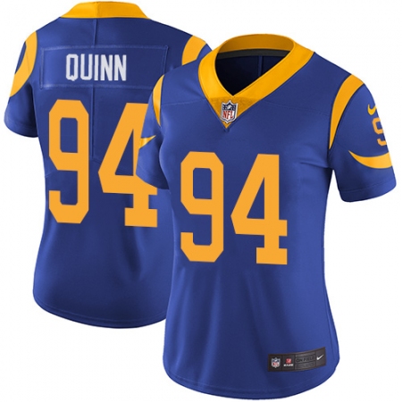 Women's Nike Los Angeles Rams #94 Robert Quinn Royal Blue Alternate Vapor Untouchable Limited Player NFL Jersey