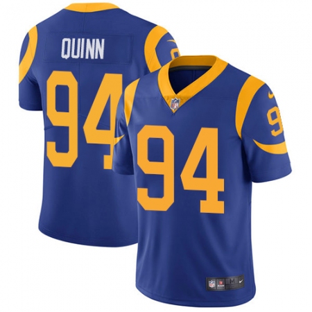 Men's Nike Los Angeles Rams #94 Robert Quinn Royal Blue Alternate Vapor Untouchable Limited Player NFL Jersey