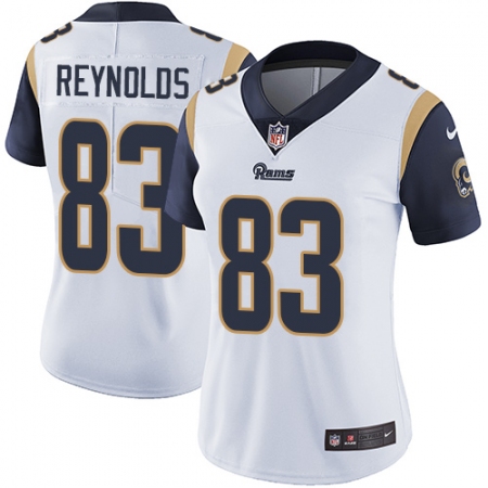 Women's Nike Los Angeles Rams #83 Josh Reynolds White Vapor Untouchable Limited Player NFL Jersey