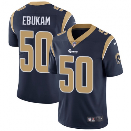 Youth Nike Los Angeles Rams #50 Samson Ebukam Navy Blue Team Color Vapor Untouchable Limited Player NFL Jersey