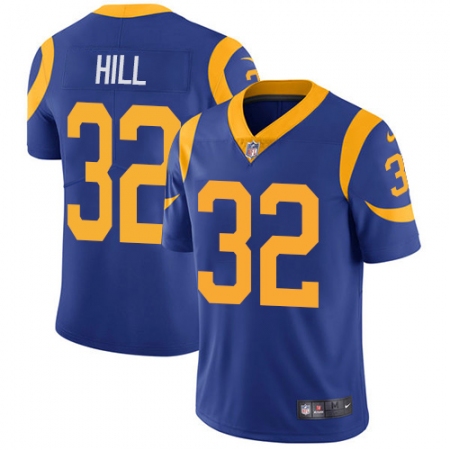 Men's Nike Los Angeles Rams #32 Troy Hill Royal Blue Alternate Vapor Untouchable Limited Player NFL Jersey