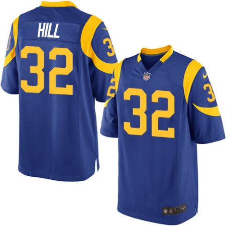 Men's Nike Los Angeles Rams #32 Troy Hill Game Royal Blue Alternate NFL Jersey