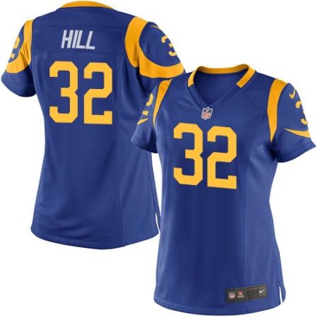 Women's Nike Los Angeles Rams #32 Troy Hill Game Royal Blue Alternate NFL Jersey
