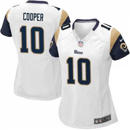 Women's Nike Los Angeles Rams #10 Pharoh Cooper Game White NFL Jersey
