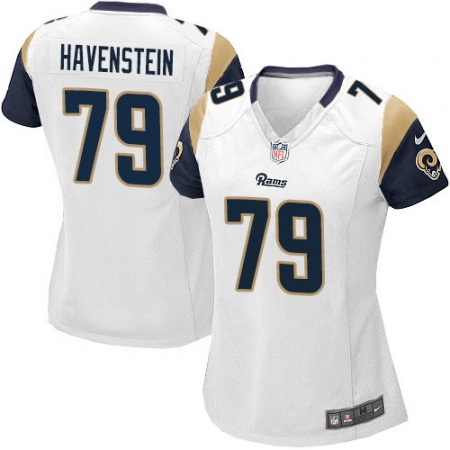 Women's Nike Los Angeles Rams #79 Rob Havenstein Game White NFL Jersey