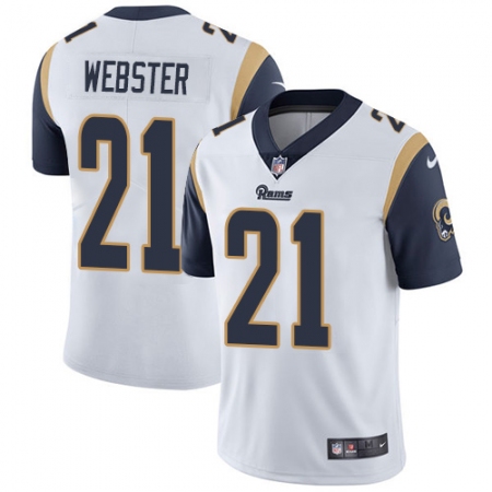 Youth Nike Los Angeles Rams #21 Kayvon Webster White Vapor Untouchable Limited Player NFL Jersey