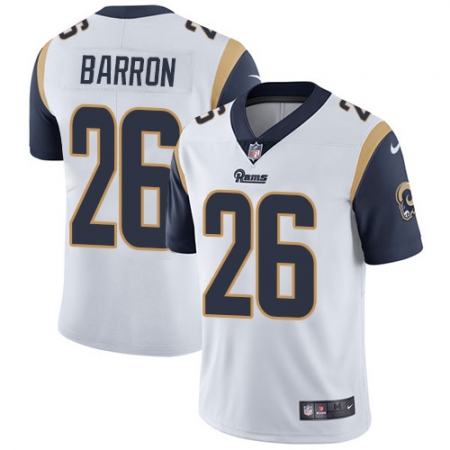 Youth Nike Los Angeles Rams #26 Mark Barron White Vapor Untouchable Limited Player NFL Jersey