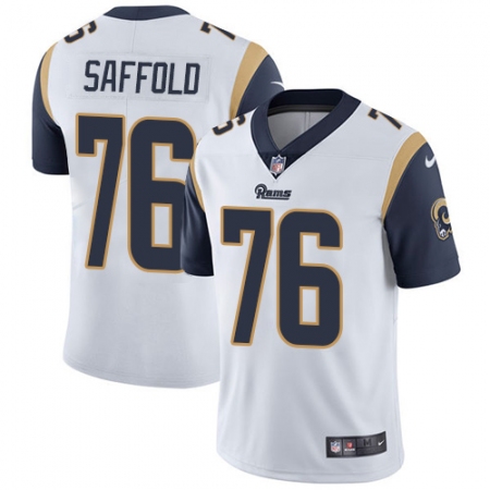 Youth Nike Los Angeles Rams #76 Rodger Saffold White Vapor Untouchable Limited Player NFL Jersey