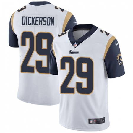 Men's Nike Los Angeles Rams #29 Eric Dickerson White Vapor Untouchable Limited Player NFL Jersey