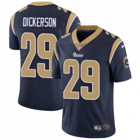 Men's Nike Los Angeles Rams #29 Eric Dickerson Navy Blue Team Color Vapor Untouchable Limited Player NFL Jersey