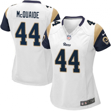 Women's Nike Los Angeles Rams #44 Jacob McQuaide Game White NFL Jersey