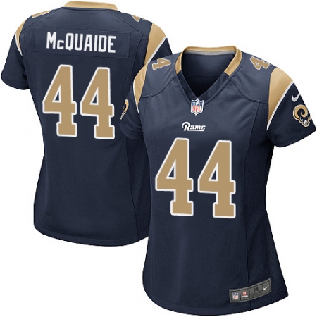 Women's Nike Los Angeles Rams #44 Jacob McQuaide Game Navy Blue Team Color NFL Jersey