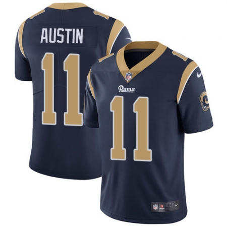Men's Nike Los Angeles Rams #11 Tavon Austin Navy Blue Team Color Vapor Untouchable Limited Player NFL Jersey