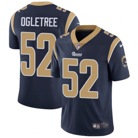 Men's Nike Los Angeles Rams #52 Alec Ogletree Navy Blue Team Color Vapor Untouchable Limited Player NFL Jersey