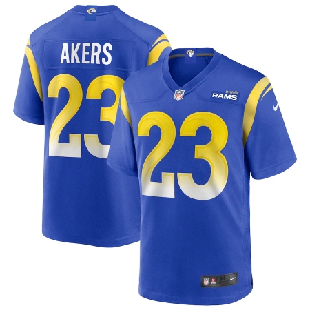 Men's Los Angeles Rams #23 Cam Akers Blue Nike Royal Vapor Limited Jersey.webp
