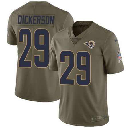 كوفي تركي #29 Limited Eric Dickerson Navy Blue Nike NFL Home Women's Jersey Los Angeles Rams Vapor Untouchable Super Bowl LIII Bound فلم بولار