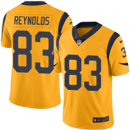 Youth Nike Los Angeles Rams #83 Josh Reynolds Limited Gold Rush Vapor Untouchable NFL Jersey