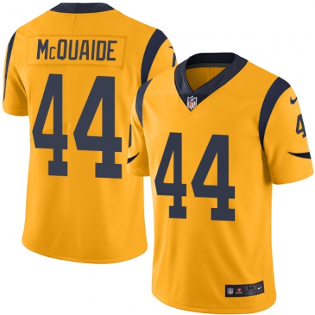 Youth Nike Los Angeles Rams #44 Jacob McQuaide Limited Gold Rush Vapor Untouchable NFL Jersey