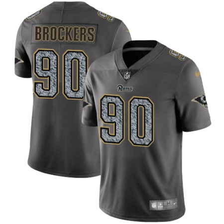 Youth Nike Los Angeles Rams #90 Michael Brockers Gray Static Vapor Untouchable Limited NFL Jersey