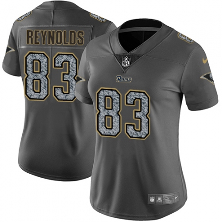 Women's Nike Los Angeles Rams #83 Josh Reynolds Gray Static Vapor Untouchable Limited NFL Jersey