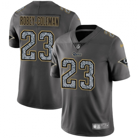 Youth Nike Los Angeles Rams #23 Nickell Robey-Coleman Gray Static Vapor Untouchable Limited NFL Jersey