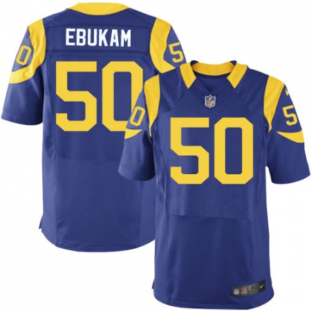 Men's Nike Los Angeles Rams #50 Samson Ebukam Royal Blue Alternate Vapor Untouchable Elite Player NFL Jersey