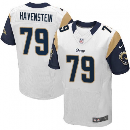 Men's Nike Los Angeles Rams #79 Rob Havenstein White Vapor Untouchable Elite Player NFL Jersey