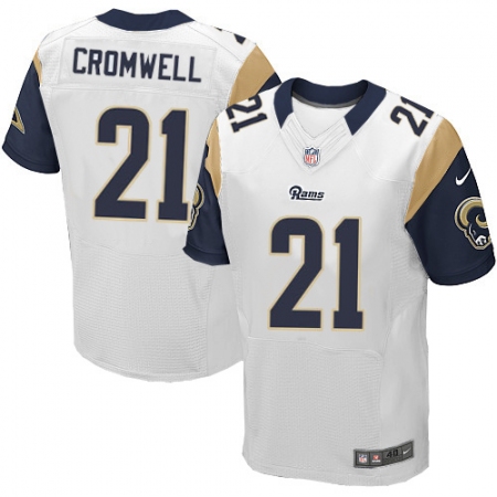 Men's Nike Los Angeles Rams #21 Nolan Cromwell White Vapor Untouchable Elite Player NFL Jersey