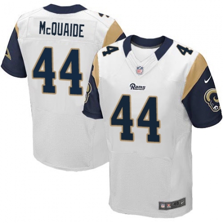 Men's Nike Los Angeles Rams #44 Jacob McQuaide White Vapor Untouchable Elite Player NFL Jersey