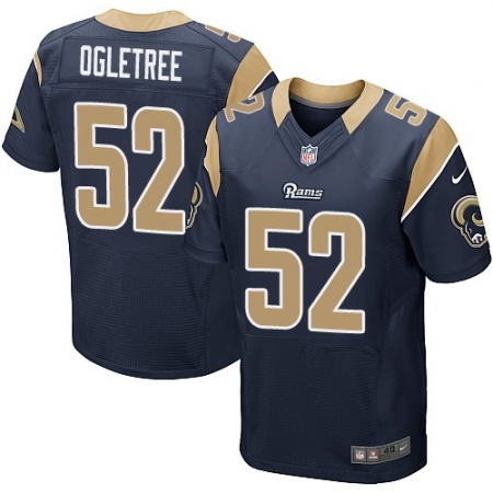 Men's Nike Los Angeles Rams #52 Alec Ogletree Navy Blue Team Color Vapor Untouchable Elite Player NFL Jersey