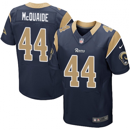 Men's Nike Los Angeles Rams #44 Jacob McQuaide Navy Blue Team Color Vapor Untouchable Elite Player NFL Jersey