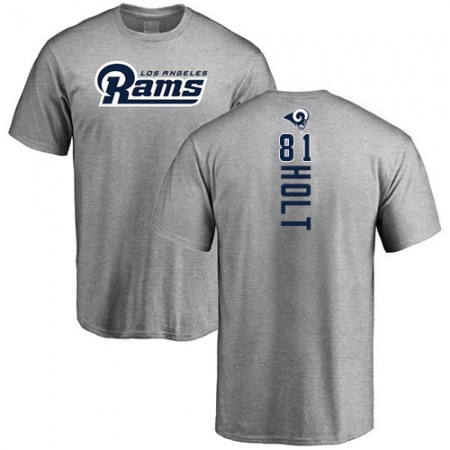 NFL Nike Los Angeles Rams #81 Torry Holt Ash Backer T-Shirt
