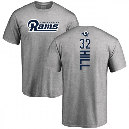 NFL Nike Los Angeles Rams #32 Troy Hill Ash Backer T-Shirt