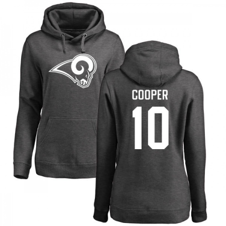 NFL Women's Nike Los Angeles Rams #10 Pharoh Cooper Ash One Color Pullover Hoodie