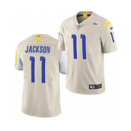 Men's Los Angeles Rams #11 DeSean Jackson White Bone Stitched Football Limited Jersey