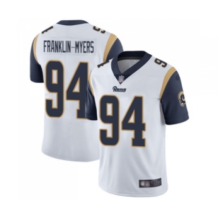 Youth Los Angeles Rams #94 John Franklin-Myers White Vapor Untouchable Limited Player Football Jersey
